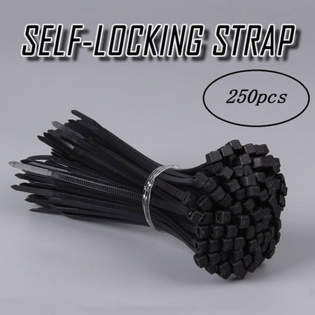 

lulshou School Supplies Office Supplies Multi-functional black self-locking ribbon for household outdoorwire arrangement