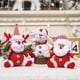 thumbnail image 4 of Muñecos de punto de dibujos animados de Navidad, colgante para colgar, muñeco de nieve de Papá Noel, decoración para árbol de Navidad, adornos navideños para el hogar, 4 of 5