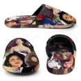 thumbnail image 4 of Mens Cozy Slippers Selena Quintanilla Warm Soft Plush Slipper Slip-on House Shoes for Home Indoor Outdoor, 4 of 8
