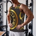 thumbnail image 5 of Fotbe 2025 New Year Pattern Men's Quick Dry Workout Tank Top Gym Muscle Tee Fitness Bodybuilding Sleeveless T Shirt Breathable Workout Shirt-XX-Large, 5 of 9