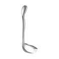 thumbnail image 4 of Drezz Couverts Courbés Aide à l'Alimentation Adaptative Couverts Portables Poignée Courbée Confortable et Construction en Acier Inoxydable Stable pour Personnes Âgées Patients Maison Cuillère Droite Fourchette, 4 of 8