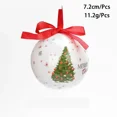 thumbnail image 3 of Colorful Balls 2023 Christmas Ball Ornaments Christmas Tree Decoration Ornaments 7.2CM XMAS Ball Festival Dress Up Supplies, 3 of 5