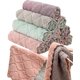 thumbnail image 1 of 10 Pack Kitchen Towels Quick Dry Washcloths, Coral Velvet Dishtowels Multipurpose Reusable Cloths, Soft Tea Absorbent Cleaning Cloths Double-Sided Microfiber Lint Free Rags., 1 of 5