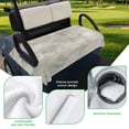 thumbnail image 5 of Golf Cart Seat Covers for 2 Seater, Vintage Beige Soft Microfiber Cart Seat Towel Blanket, Modern Abstract Art Oil Painting Absorbent Breathable Non Slip Bench Seats Protector for Golf Course 51"x31", 5 of 9