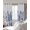 White Dark Blue, variant on Black Pine Tree Blackout Curtains for Bedroom/Living Room, Thermal Insulated Kitchen Curtains, Vintage Watercolor Botanical Grommet Darkening Window Treatment Drapes 42"x63"x2
