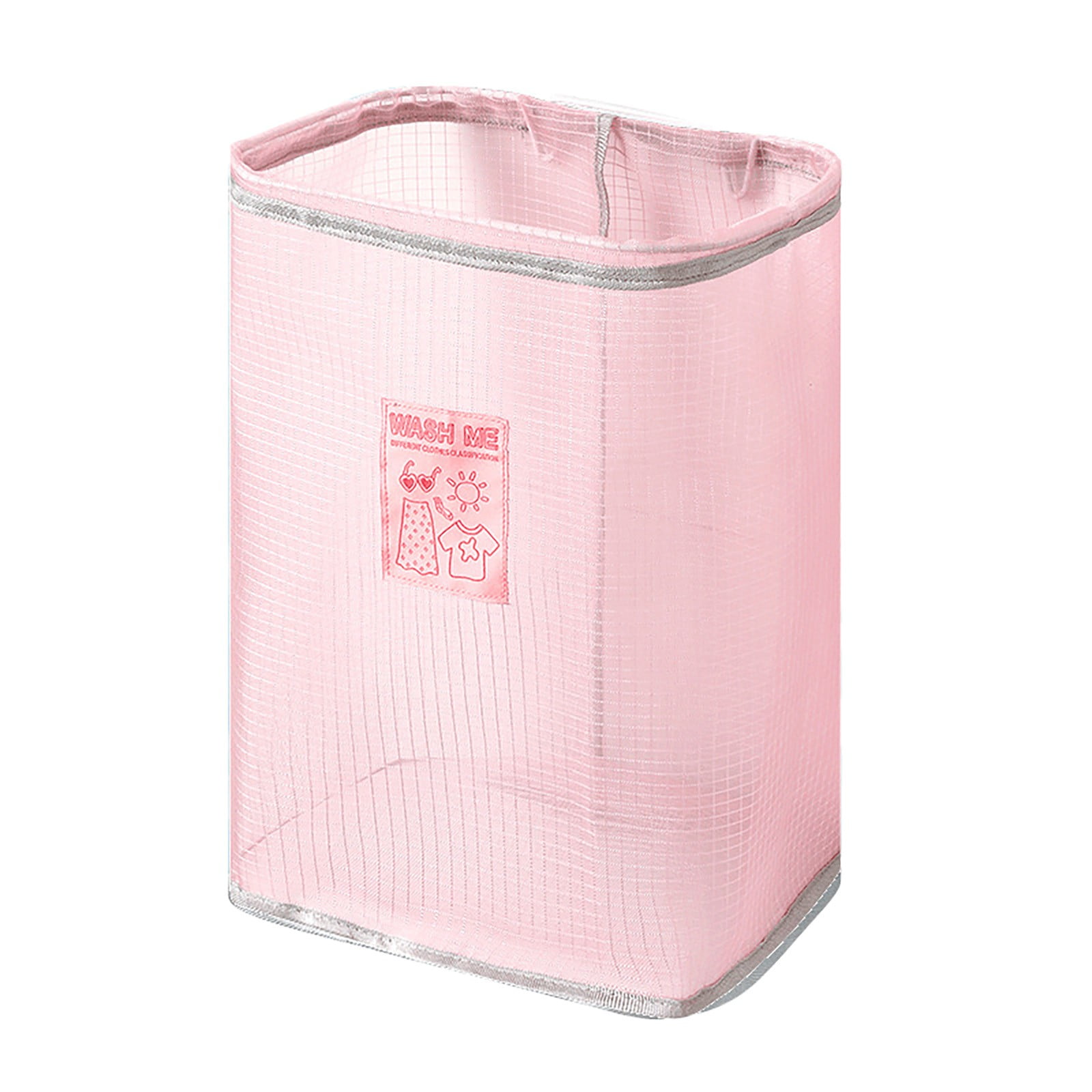 Details about   Wall Mounted Laundry Basket Foldable Dirty Clothe Bathroom Storage Organizer Bag 
