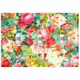 thumbnail image 1 of Metal Light Switch Plate Outlet Cover Colorful Rose Leaves Wallpaper ROS045, 1 of 1