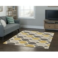 thumbnail image 2 of Linon Trio Ceramic Hand Tufted Polyester 8'x10' Rug in Gray, 2 of 4