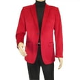 thumbnail image 3 of Men's Velvet Sports Coat Grammy Amy Award BASSIRI , LEONARDI J1042 Christmas Red, 3 of 9