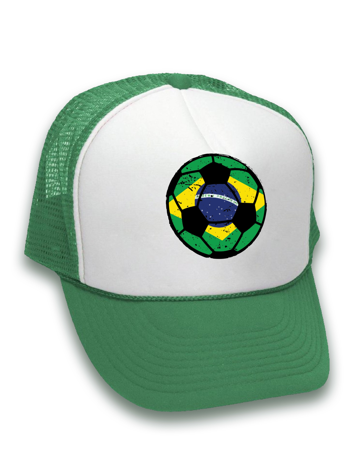 Awkward Styles Brazil Soccer Ball Hat Brazilian Soccer Trucker Hat Brazil 2018 Baseball Cap Brazil Trucker Hats for Men and Women Hat Gifts from Brazil Brazilian Baseball Hats Brazilian Flag Hat - image 2 of 6