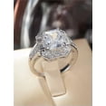 thumbnail image 7 of K-KED Fashion 925 Silver Women Cubic Zirconia Rings Wedding Delicate Jewelry Gifts Size 6-10-Style 2-8, 7 of 7