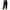 Black, variant on DeHolifer Womens Pants High Waisted Wide Leg Heart Print Lightweight Linen Capris Pants Casual Loose Trousers with Pockets Army Green S