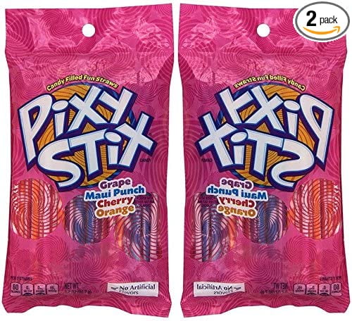 Wonka Pixy Stix Assorted Flavors 3 2 Oz Walmart Com