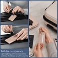 thumbnail image 4 of Brookstone Luggage Tags Name Card Travel Tags for Luggage with Steel Loop Fastener 2 Pack Set, 4 of 6