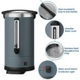 thumbnail image 6 of Commercial Coffee Urn with Double Wall Insulation, Stainless Steel Electric Thermal Carafe, Auto Keep Warm, Removable Lid & Spigot – Ideal for Cafe, Restaurants and Events - 12L, 6 of 7