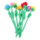 thumbnail image 4 of 8 rosas artificiales de peluche con tallo flexible, ramo de rosas de peluche flexible, decoración, 4 of 5