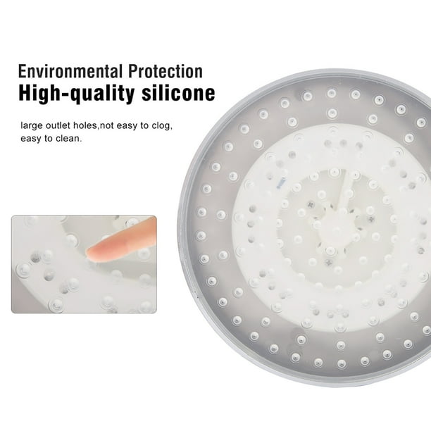 Cabezal de Ducha LED, Lluvia redonda de 8 Pulgadas, de color rgb con temperatura, acero inoxidable, acero inoxidable