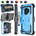 thumbnail image 1 of Galaxy Note 8 / S9 Plus / S9 Cases Cover, Galaxy S9 Holster Belt, Heavy Duty Protection Full-body Rugged with Kickstand + Holster Belt Clip Carrying Armor Case Shell, 1 of 6
