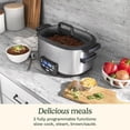 thumbnail image 2 of Cuisinart 3-In-1 Cook Central® Multiolla, olla de cocimiento lento, olla de vapor, Plateado, 5,67L, 1, 2 of 5