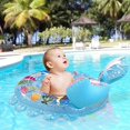 thumbnail image 3 of Crab Swimming Ring Inflatable PVC Non-Taxic Ink Printing Safety Handles, 3 of 7