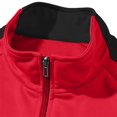 thumbnail image 5 of USNSM (M-5XL) Big and Tall Men's Full Zip Athletic Jacket Mock Neck Color Block Long Sleeve Fall Jackets With Pockets for Hiking Orange XL, 5 of 7
