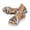 Silver, variant on Womens Boho Wedge Sandals Glitter Elastic Slingback Platform Shoes For Women Summer Beach Footwear Silver US:6.5