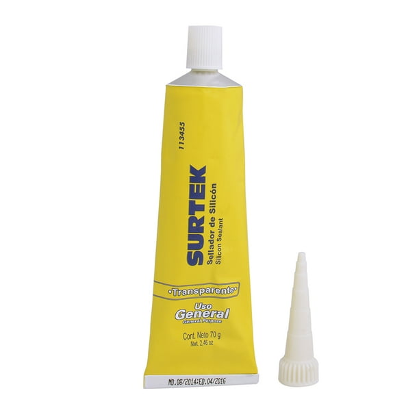 Silicón Uso General Surtek Tubo Transparente 70gr