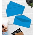 thumbnail image 3 of Blue Bright Color #10 Envelopes - Great for Mailing Letters, Business Memos, Invitations, Invoices, Bills | 4 1/8" x 9 1/2" | 50 Envelopes, 3 of 5