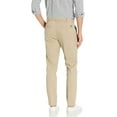 thumbnail image 2 of IZOD Men's Flat Front Slim Fit Performance Stretch Chino Pant, Cedarwood Khaki, 29W x 30L, 2 of 10