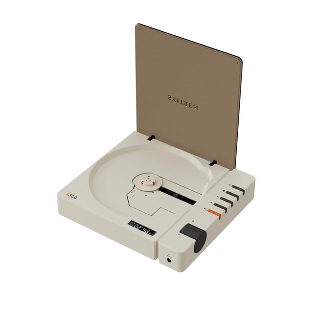 Reproductor de CD syitren R300 Bluetooth portátil con salida de fibra blanca