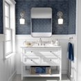 thumbnail image 4 of Tommy Bahama  Shadow Palms Indigo Peel & Stick Wallpaper - 20.5 in. W x 18 ft. L, 4 of 5