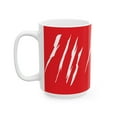 thumbnail image 4 of Effete Feline Claw Marks Scratch Ceramic Mug, (11oz, 15oz), 4 of 5
