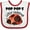 White and Red, variant on Inktastic Pop Pop's Little Ladybug Boys or Girls Baby Bib