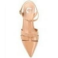 thumbnail image 5 of Journee Womens Jazlynn Buckle Kitten Heel Pointed Toe Pumps, Widths Available, 5 of 10