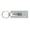 White, variant on Dodge SRT Hellcat Carbon Fiber Leather Key Chain (Gun Metal)