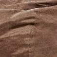 thumbnail image 2 of Noble House Logan Suede Bean Bag Chair, French Roast (Brown), 2 of 4
