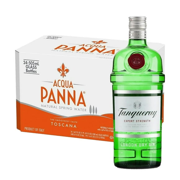 Pack 24 Agua Panna 250 ml + Ginebra Tanqueray 750 ml Panna