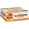 Supreme Protein 30g Protein Bar, Caramel Nut Chocolate, 3.38 Fl Oz Bar. (12 Count)