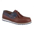 thumbnail image 1 of Mocasines Hombre Casual Azul café Liso Castalia Casual, 1 of 4