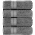 thumbnail image 7 of Modern Threads Spunloft Cotton Bath Towels, Charcoal (4 Count), 7 of 7