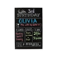 thumbnail image 2 of Fun Express Birthday Milestone Home Decor Chalkboard, 2 of 3