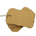thumbnail image 4 of 100 PCS Bonbonniere Wedding Favor Hang Tags Rectangular Shape Kraft Paper Gift Tags with Free Natural Jute Twine, 4 of 4