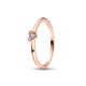 thumbnail image 1 of Anillo De Regalo Romántico En Forma De Corazón Bicolor Para Amantes De Groot + Bolsa De Franela Gao Jiahui unisex, 1 of 2