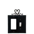 thumbnail image 1 of Corazón - GFI individual y cubierta de interruptor(EGS-51) Village Wrought Iron EGS-51, 1 of 1