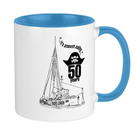 

CafePress - Radio London 50Th Mug - Ceramic Coffee Tea Novelty Mug Cup 11 oz