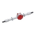 thumbnail image 4 of RC Rear Bridge Axle, 127mm Length Metal Rear Bridge Axle With Screws For WPL D12 Silver Red, 4 of 8