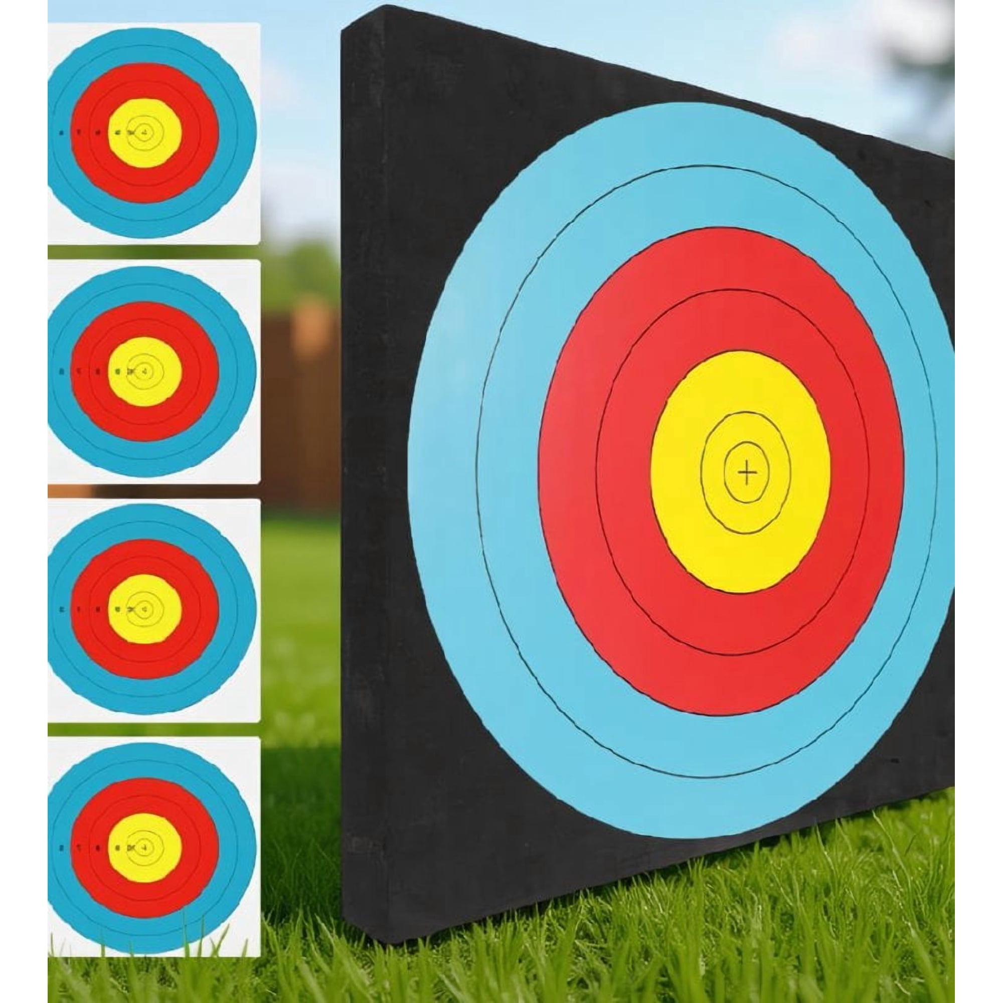 1-Pack 20 Inch High-Density EVA Foam Archery Target for Backyard and Multicolor