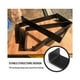 thumbnail image 3 of 2 Piezas Soportes de Estante Negros 25 cm - Soporte de Pared de Garaje de Servicio Pesado Soporte Flotante Industrial, Decoración de Pared de Metal para Muebles de Bricolaje, Soporte de Fijación con, 3 of 5