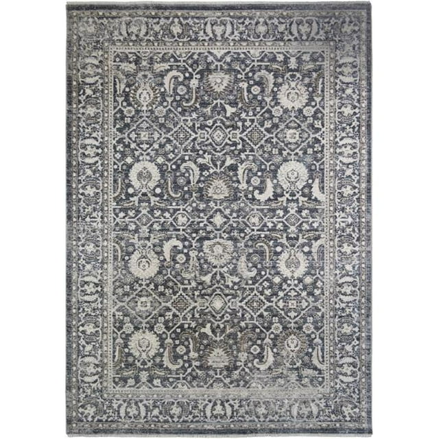 Mayberry Rug WD4016 5X8 5 ft. 3 in. x 7 ft. 3 in. Windsor Laurent Area Rug, Gray