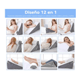 thumbnail image 3 of Almohada Cojin Antireflujo Grande Malubero GRIS/CLARO, 3 of 5